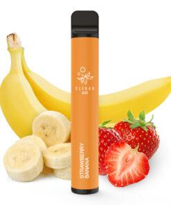 Elfbar - Einweg E-Zigarette 20mg Nik (600 Züge) - Strawberry Banana