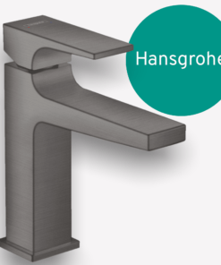 Hansgrohe Metropol 110 Einhebel-Waschtischmischer mit Push-Open Ablaufgarnitur 32507340 schwarz chrom gebürstet !Aktion!
