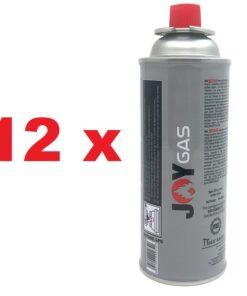 12 x JOY Gas Gaskartuschen für Gaskocher Butan Gas MSF-1a > 227g