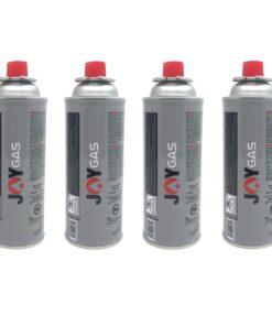 4 x JOY Gas Gaskartuschen für Gaskocher Butan Gas MSF-1a > 227g